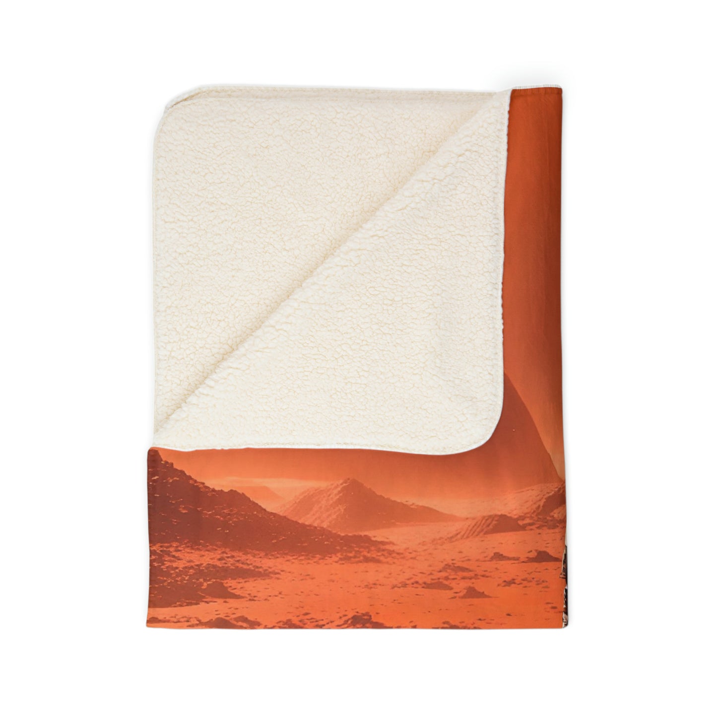 Mars Mission-Fleece Sherpa Blanket