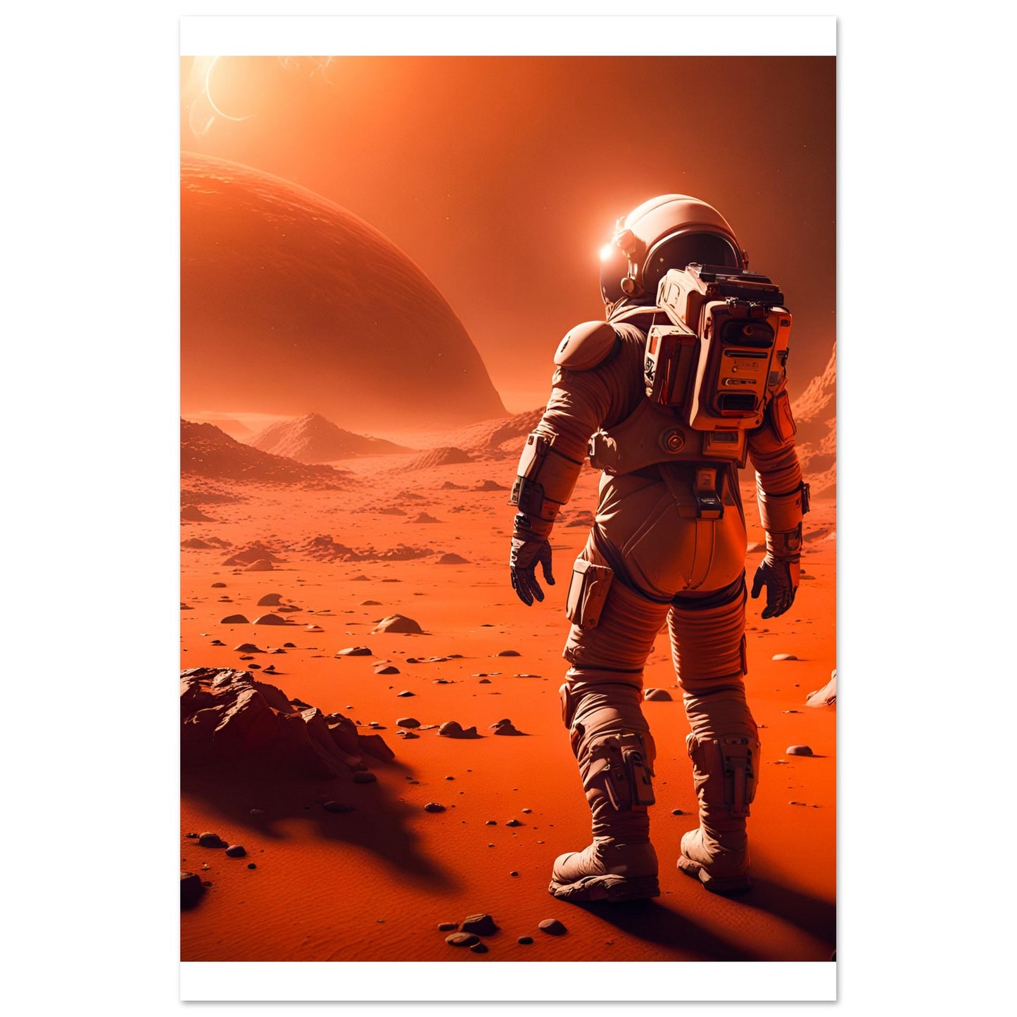 Mars Mission-Premium Semi-Glossy Paper Poster