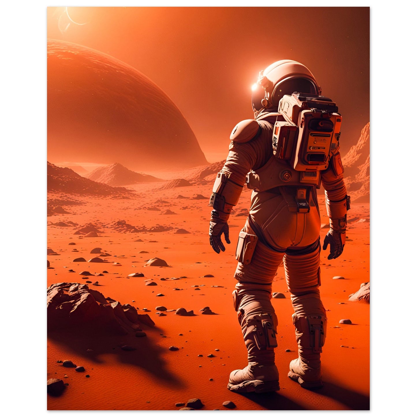 Mars Mission-Aluminum Print