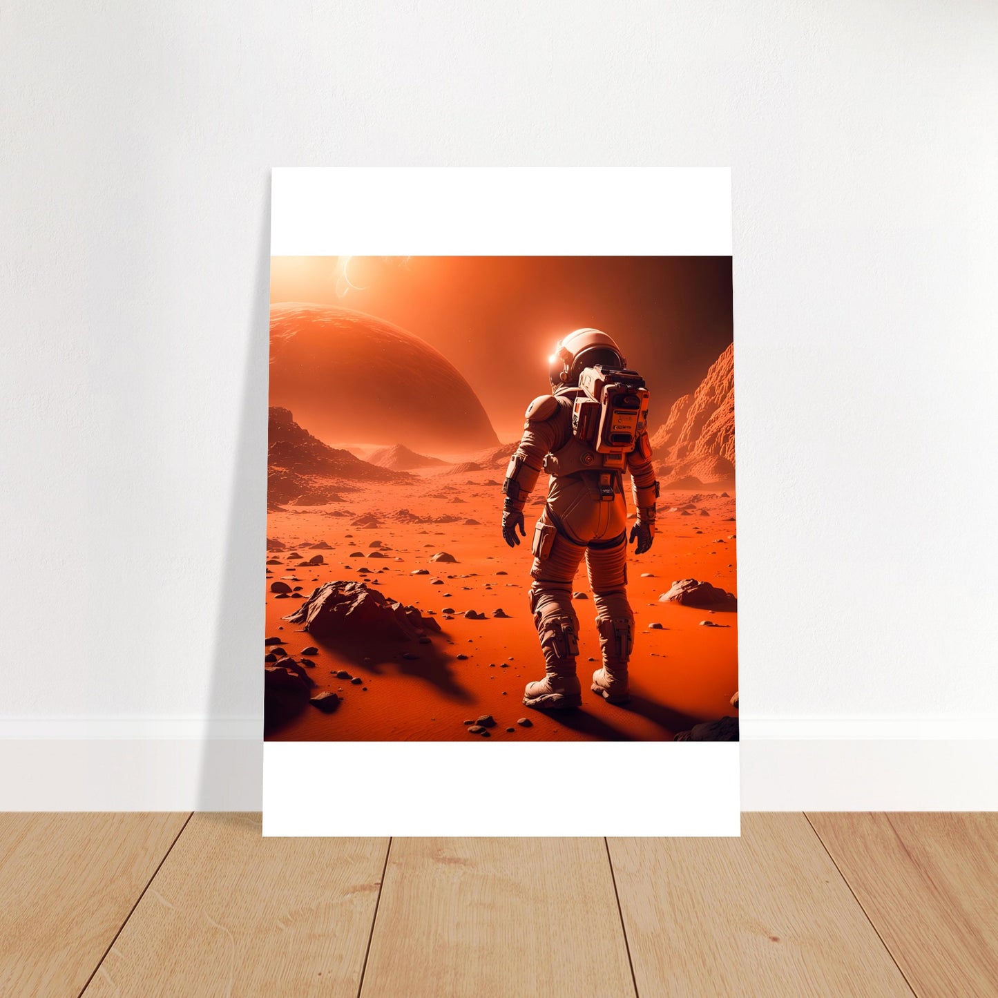 Mars Mission Premium Matte Paper Poster