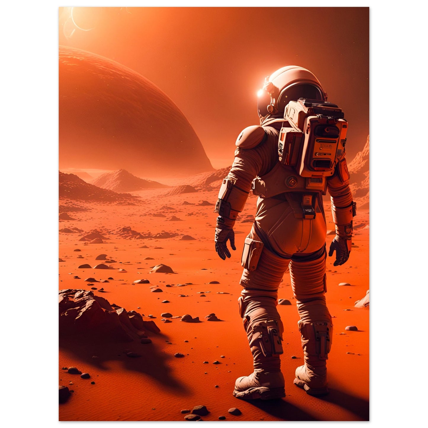 Mars Mission-Premium Semi-Glossy Paper Poster