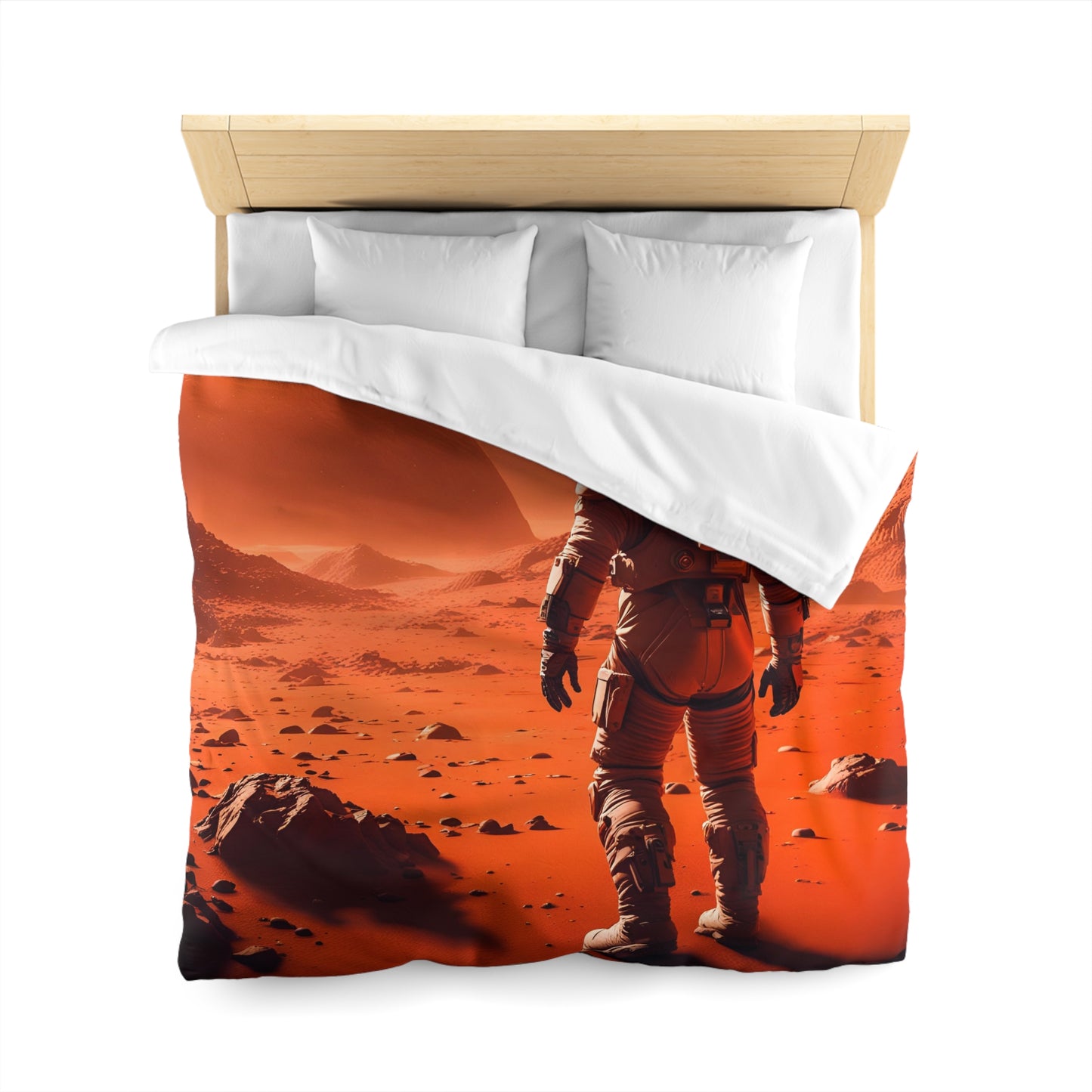 Mars Mission-Microfiber Duvet Cover