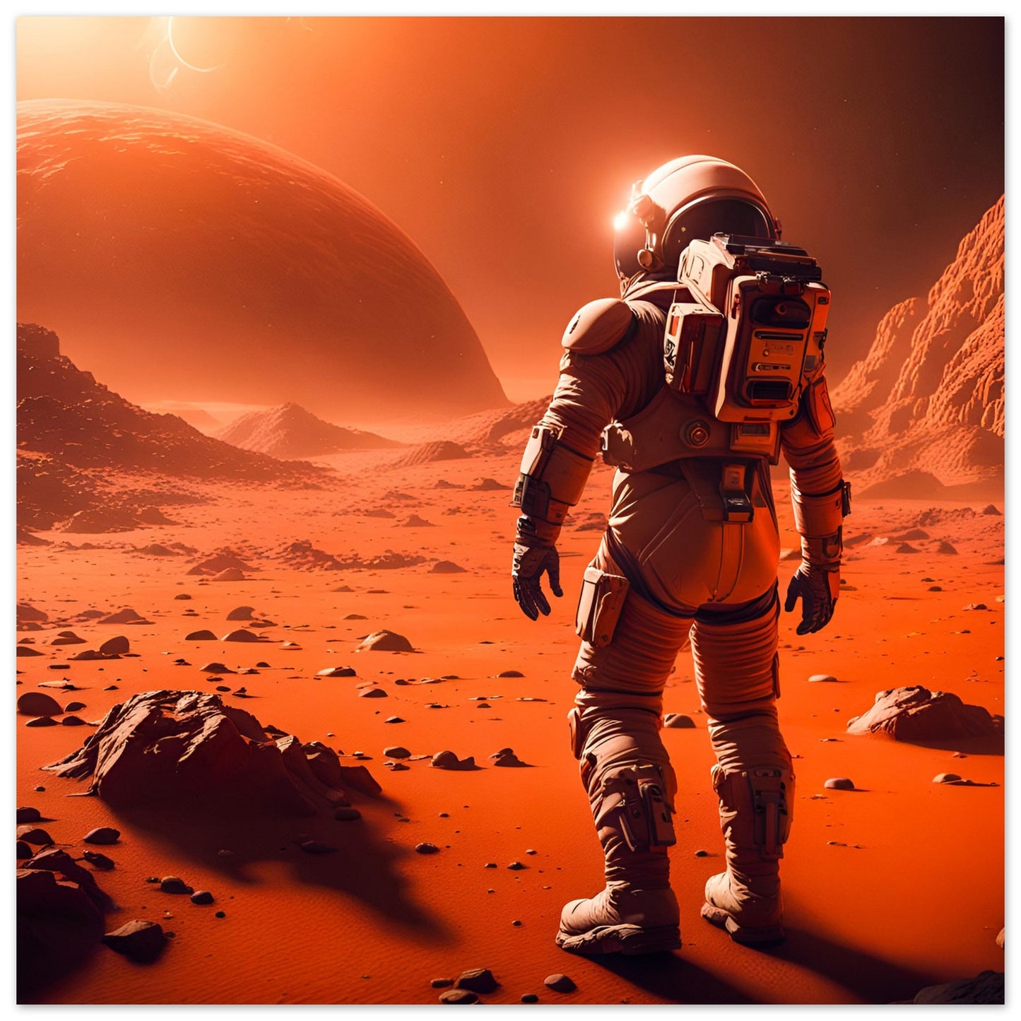 Mars Mission-Premium Semi-Glossy Paper Poster