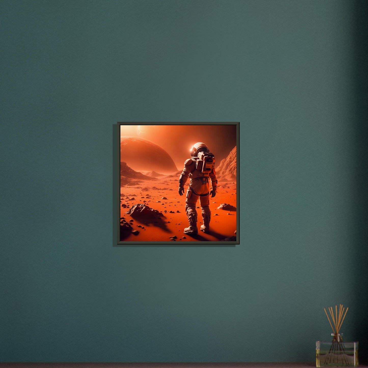 Mars Mission-Quality Matte Paper Metal Framed Poster