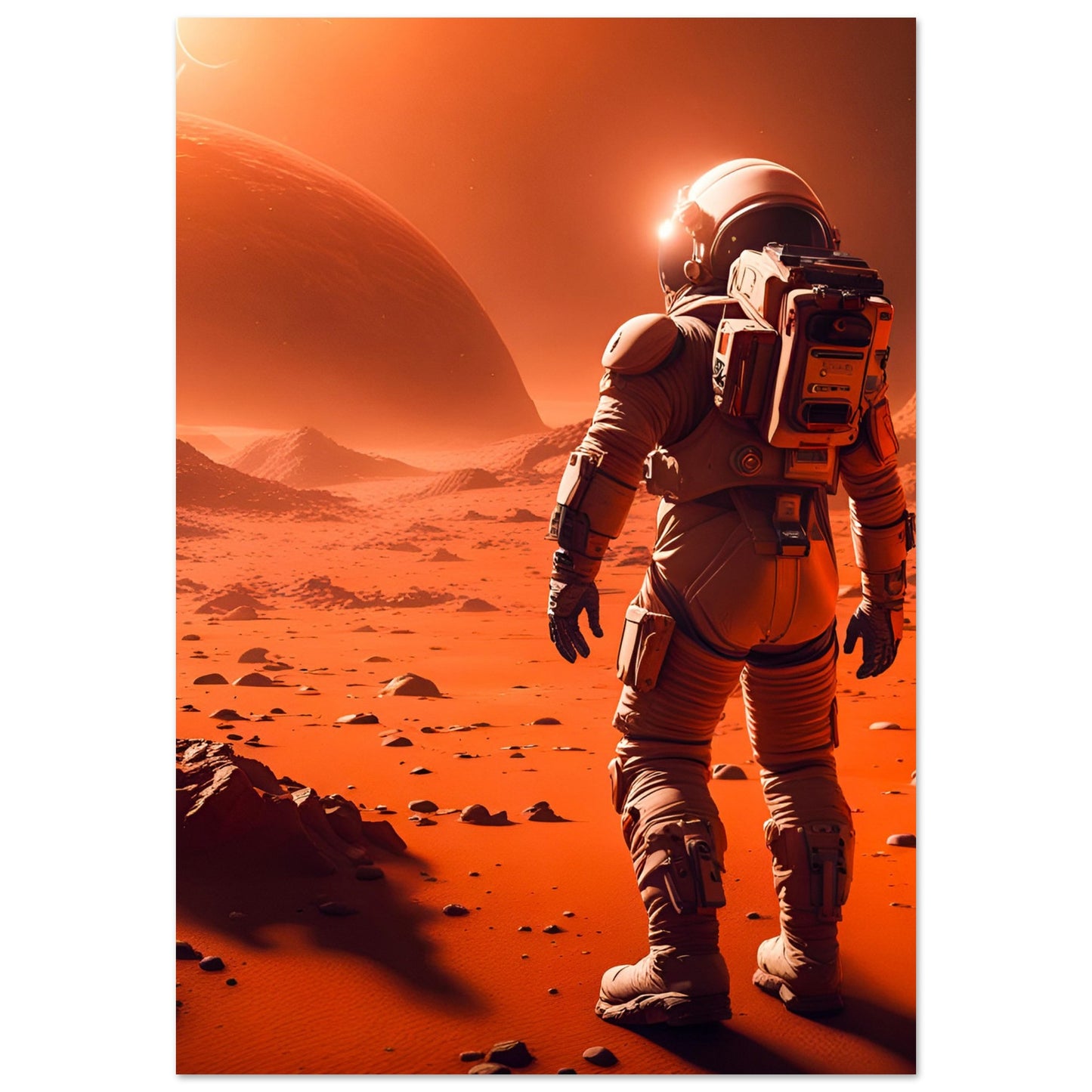 Mars Mission-Aluminum Print