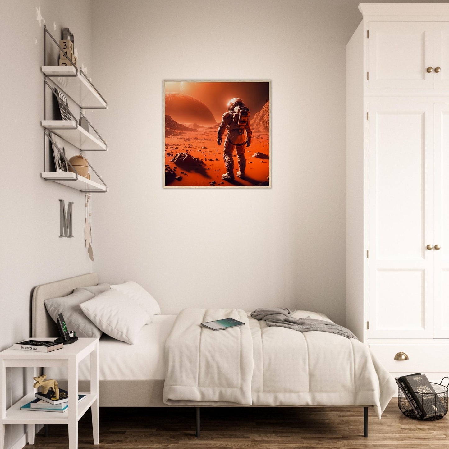 Mars Mission-Premium Matte Paper Wooden Framed Poster