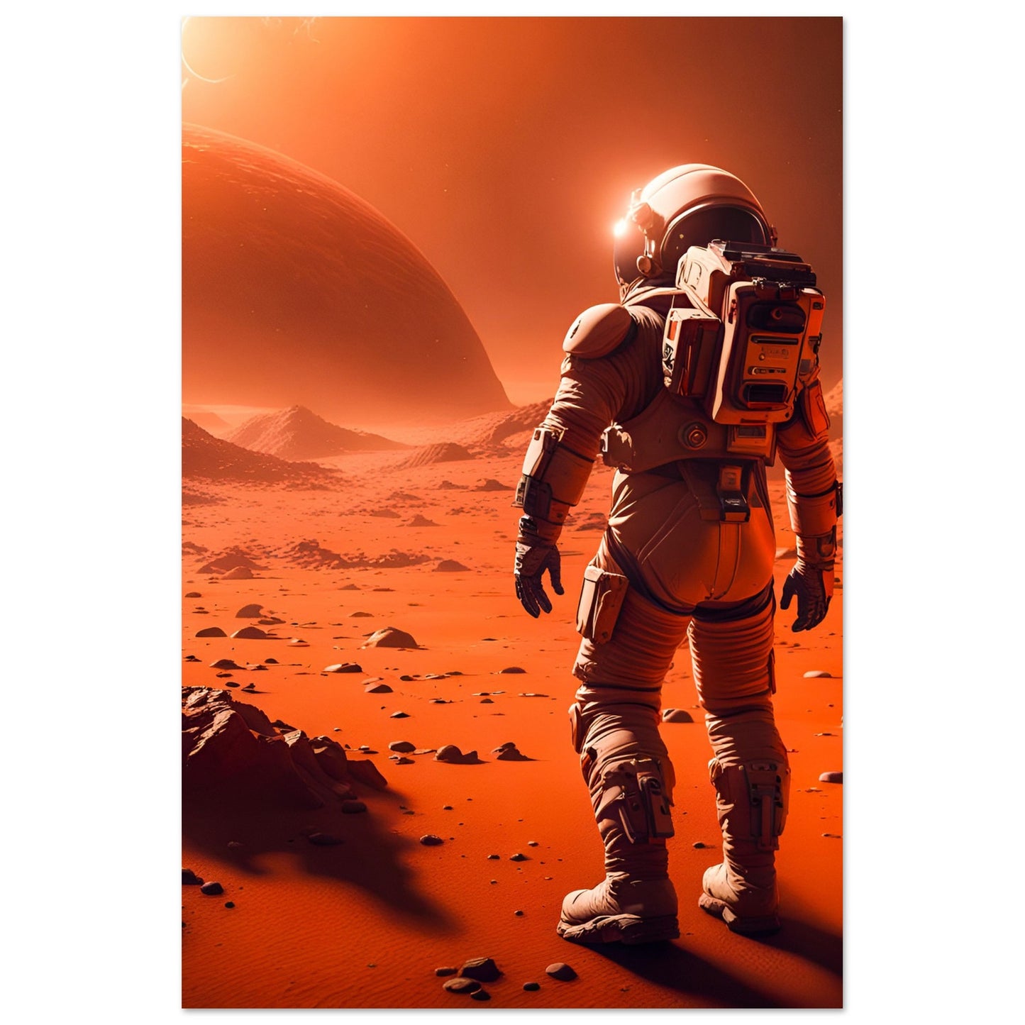 Mars Mission-Aluminum Print