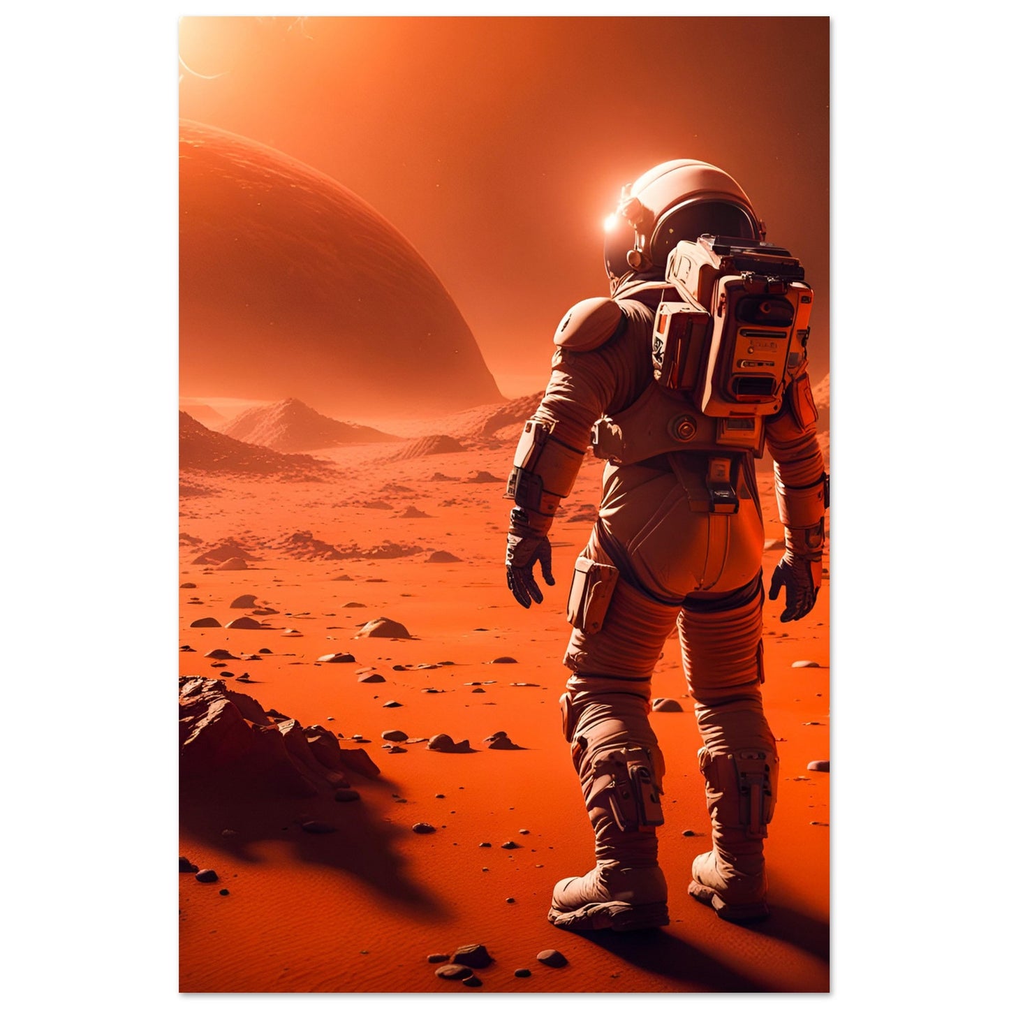 Mars Mission-Aluminum Print