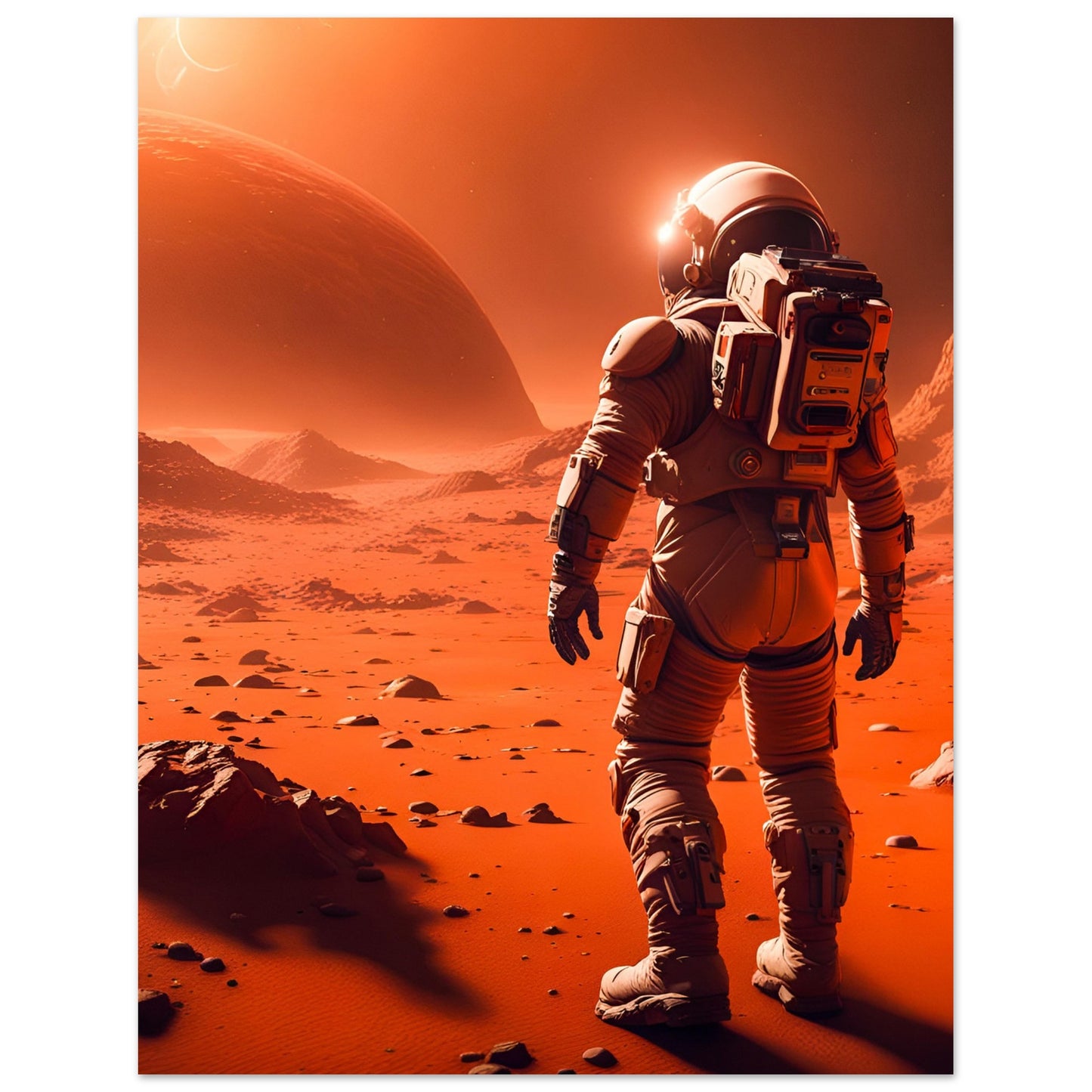 Mars Mission-Premium Semi-Glossy Paper Poster