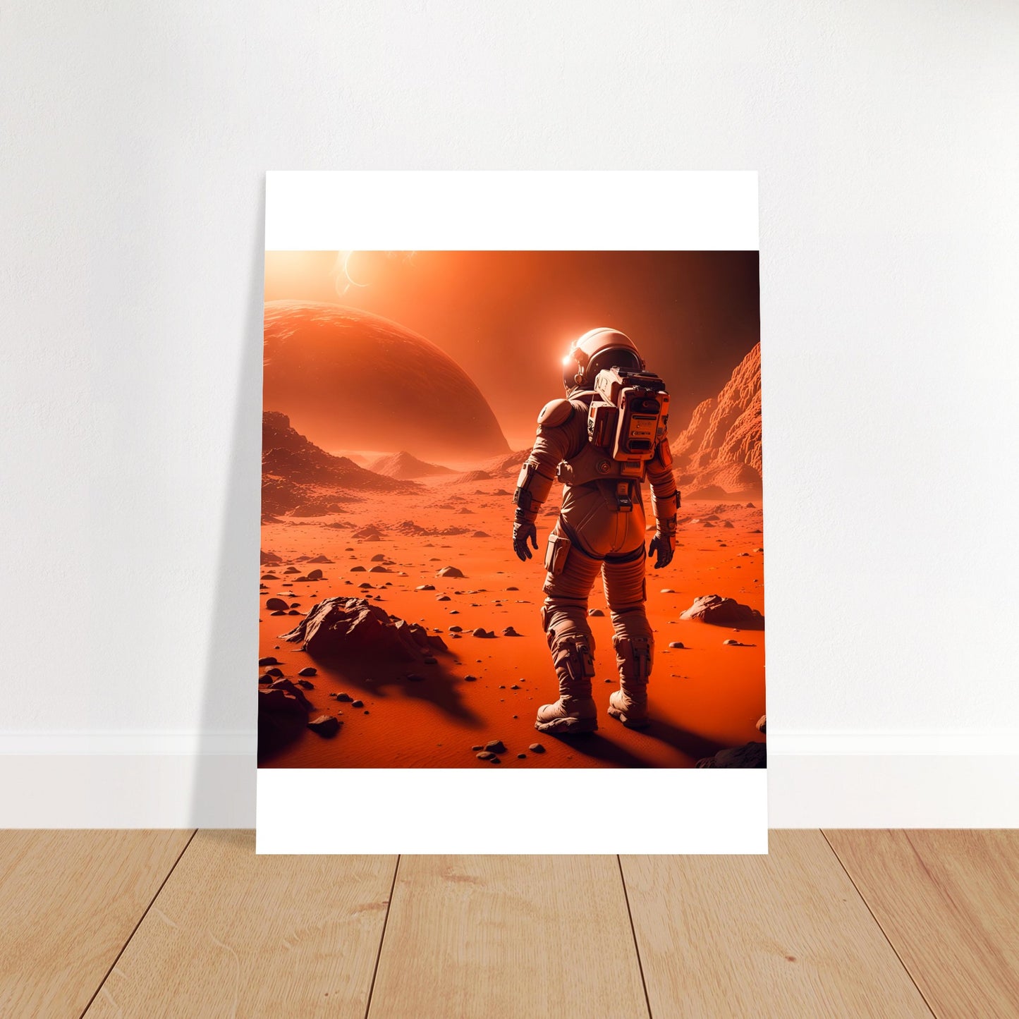 Mars Mission Premium Matte Paper Poster