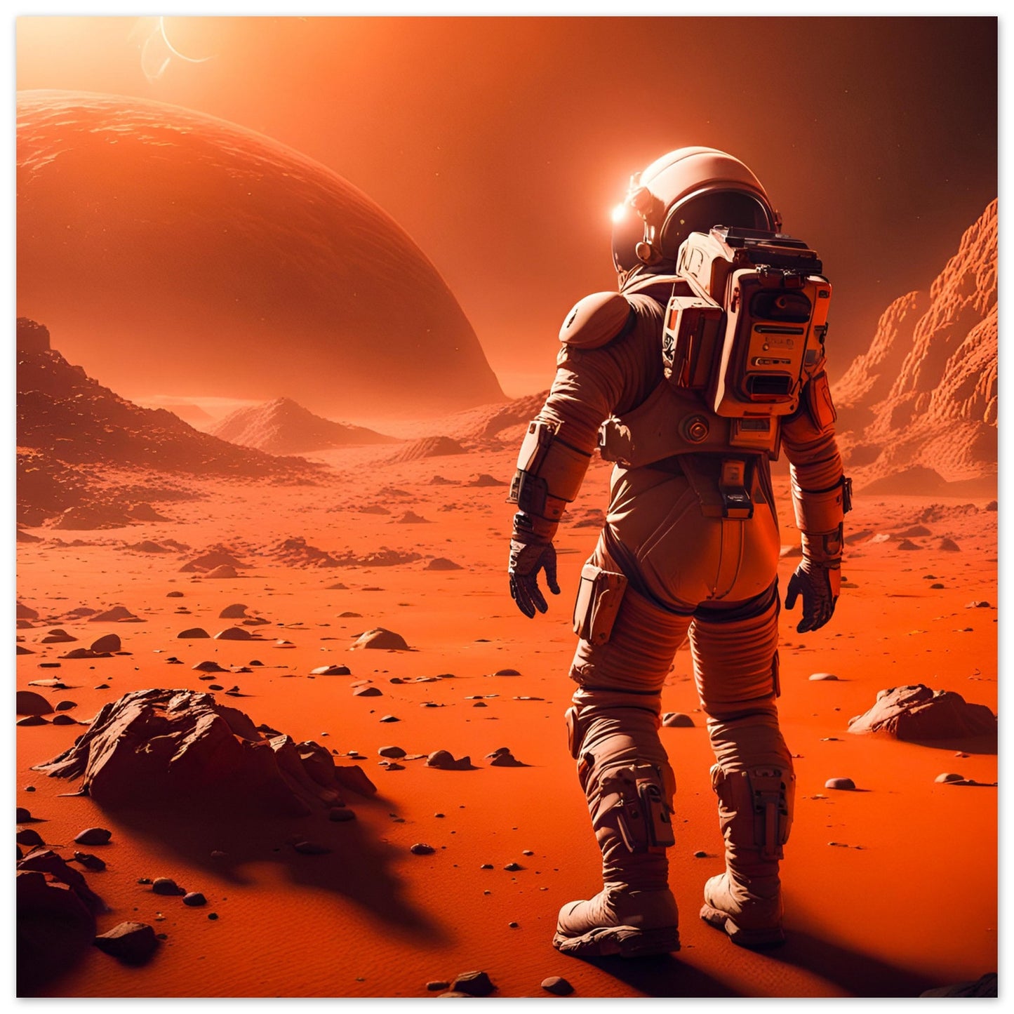 Mars Mission-Premium Semi-Glossy Paper Poster