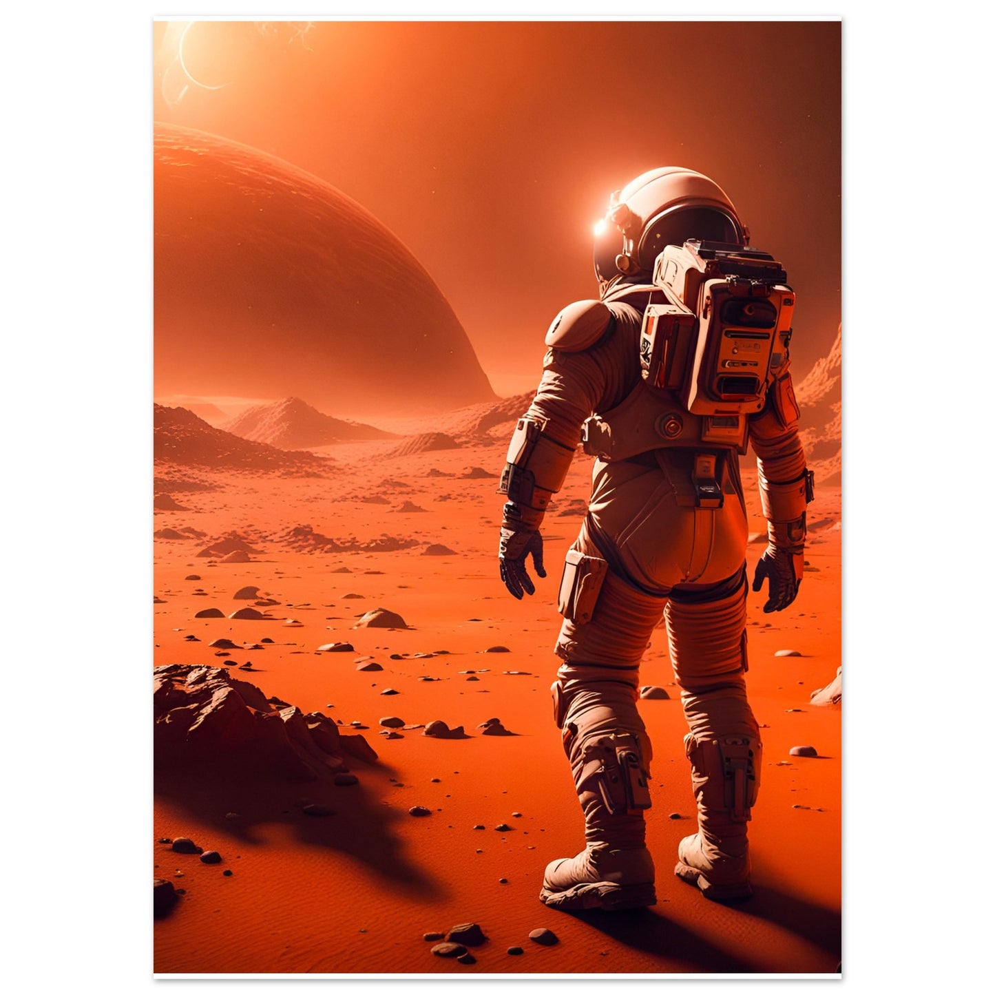 Mars Mission-Premium Semi-Glossy Paper Poster