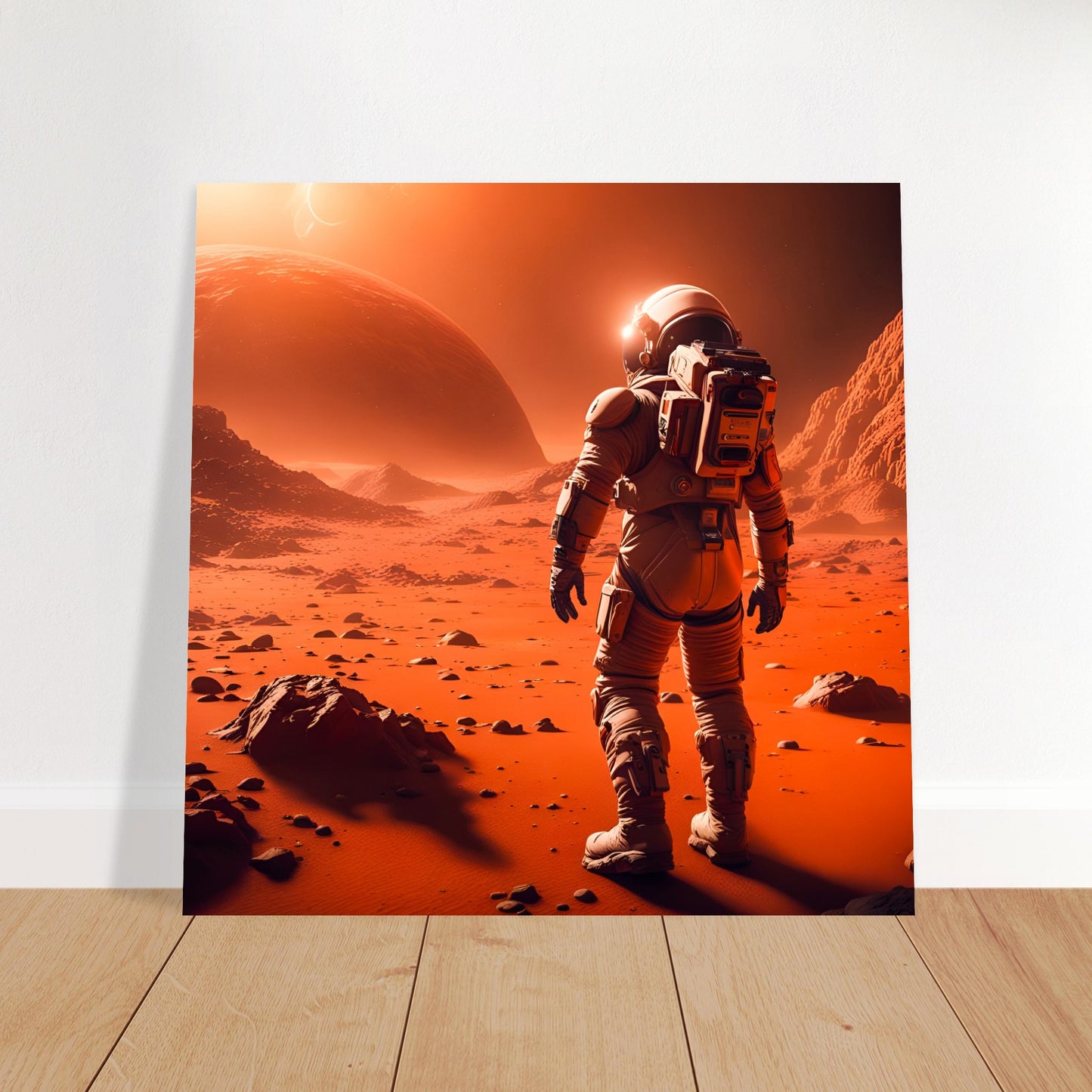 Mars Mission Premium Matte Paper Poster