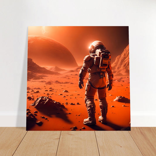 Mars Mission Premium Matte Paper Poster