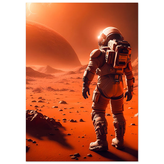 Mars Mission-Premium Semi-Glossy Paper Poster