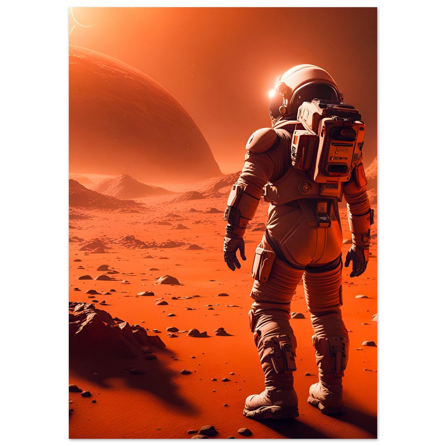 Mars Mission-Aluminum Print