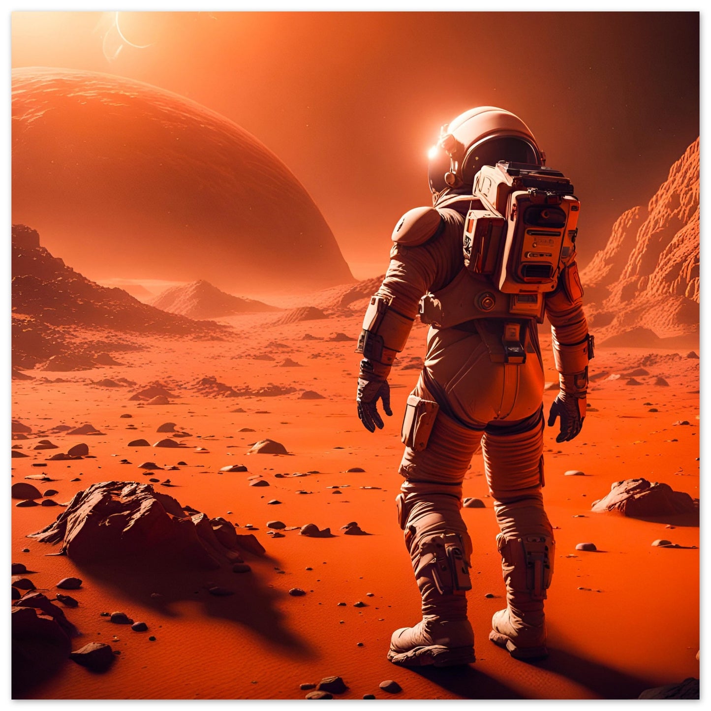 Mars Mission-Premium Semi-Glossy Paper Poster