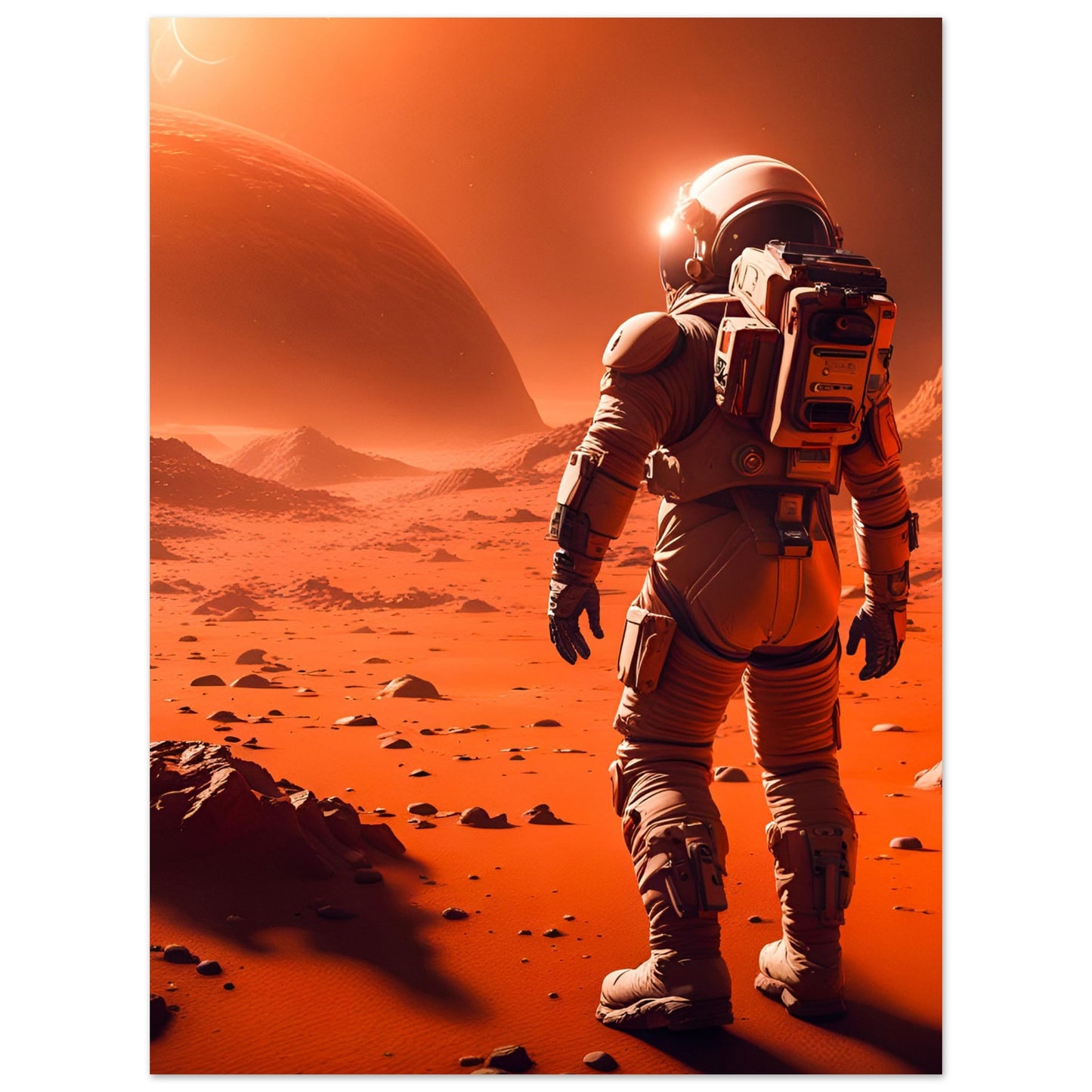 Mars Mission-Aluminum Print