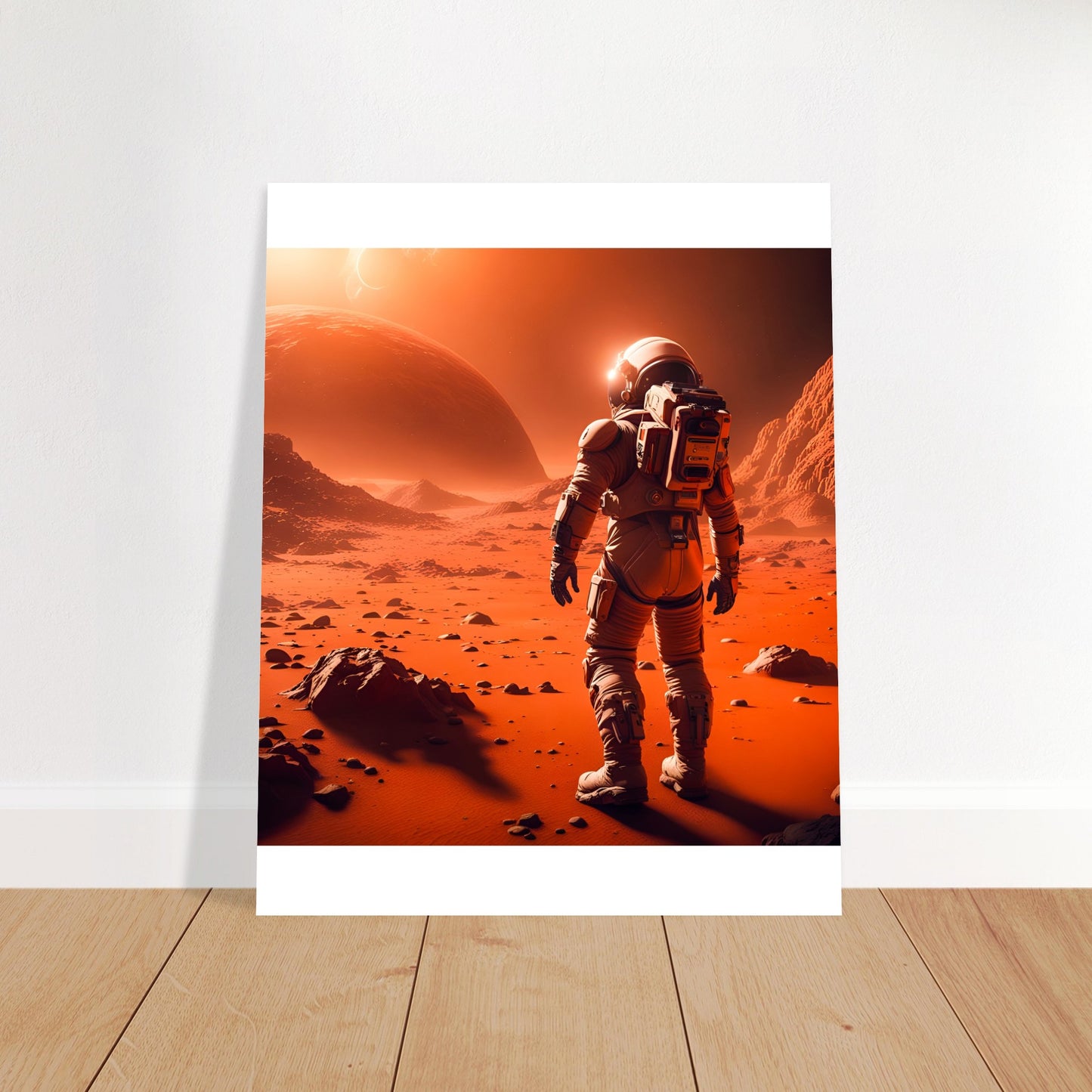 Mars Mission Premium Matte Paper Poster