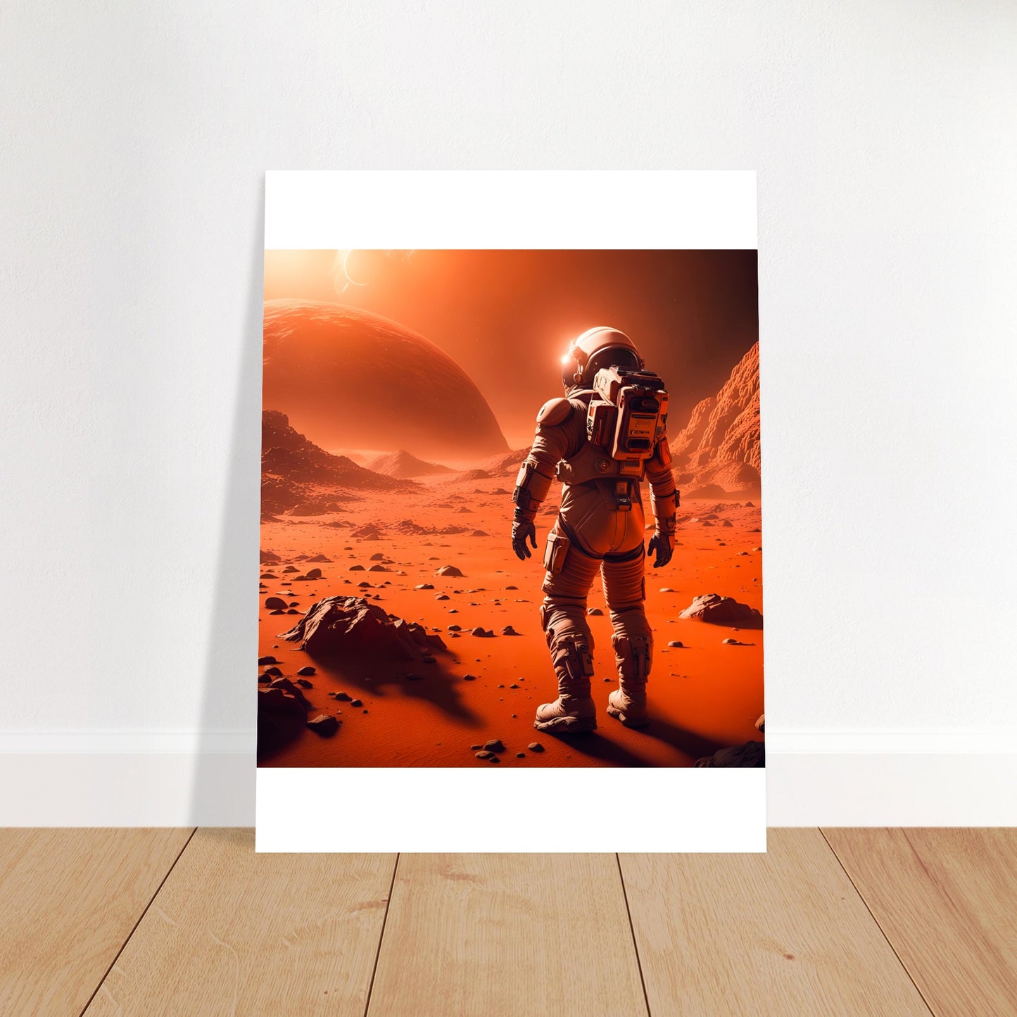 Mars Mission Premium Matte Paper Poster