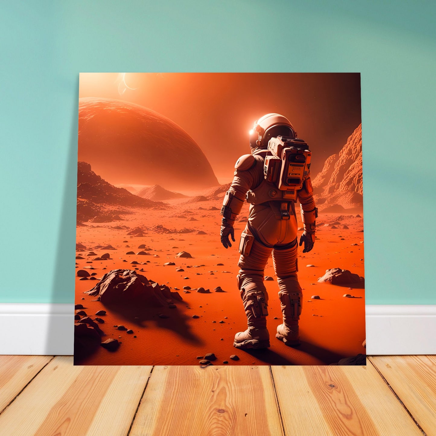 Mars Mission Premium Matte Paper Poster