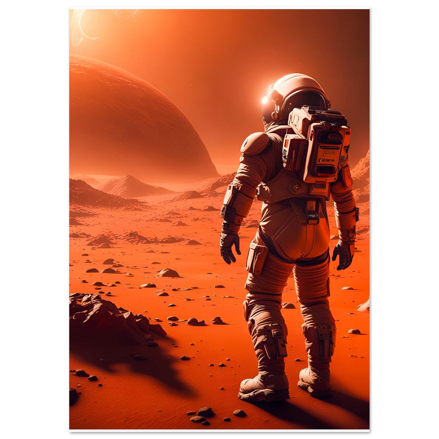 Mars Mission-Premium Semi-Glossy Paper Poster