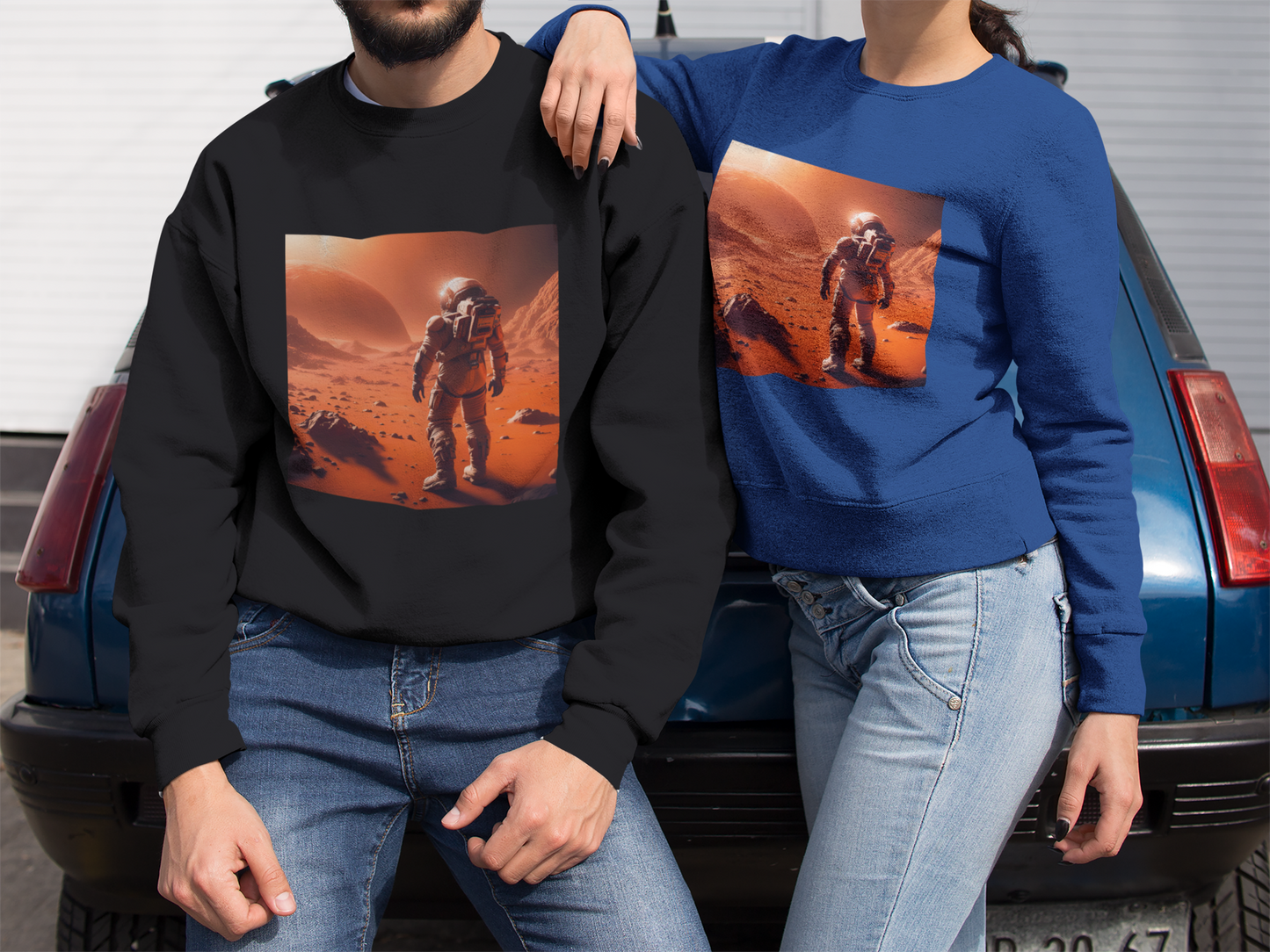 Mars Mission-Women's Cropped Sweatshirt | Bella + Canvas 7503