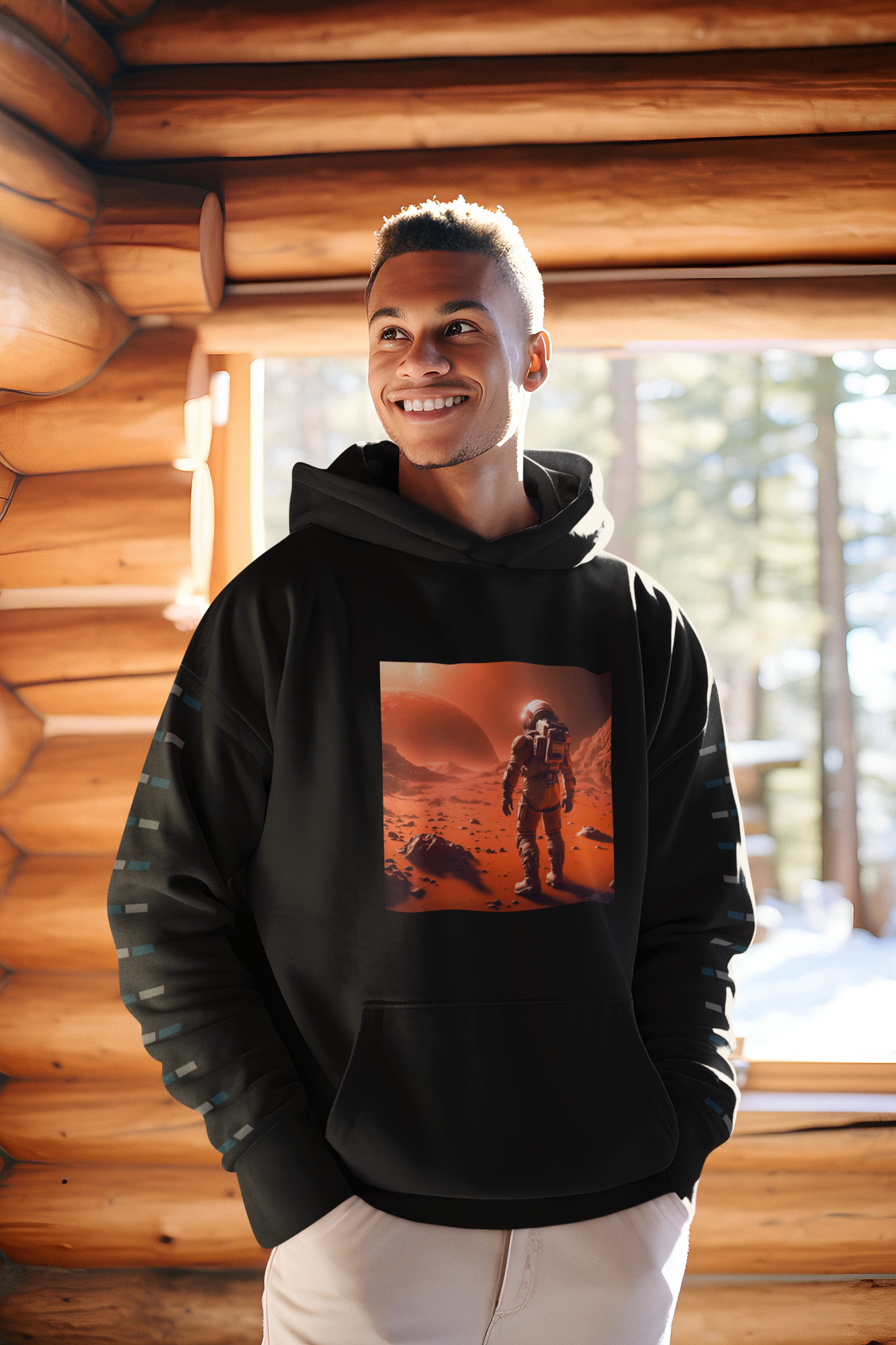 Mars Mission Premium Unisex Pullover Hoodie