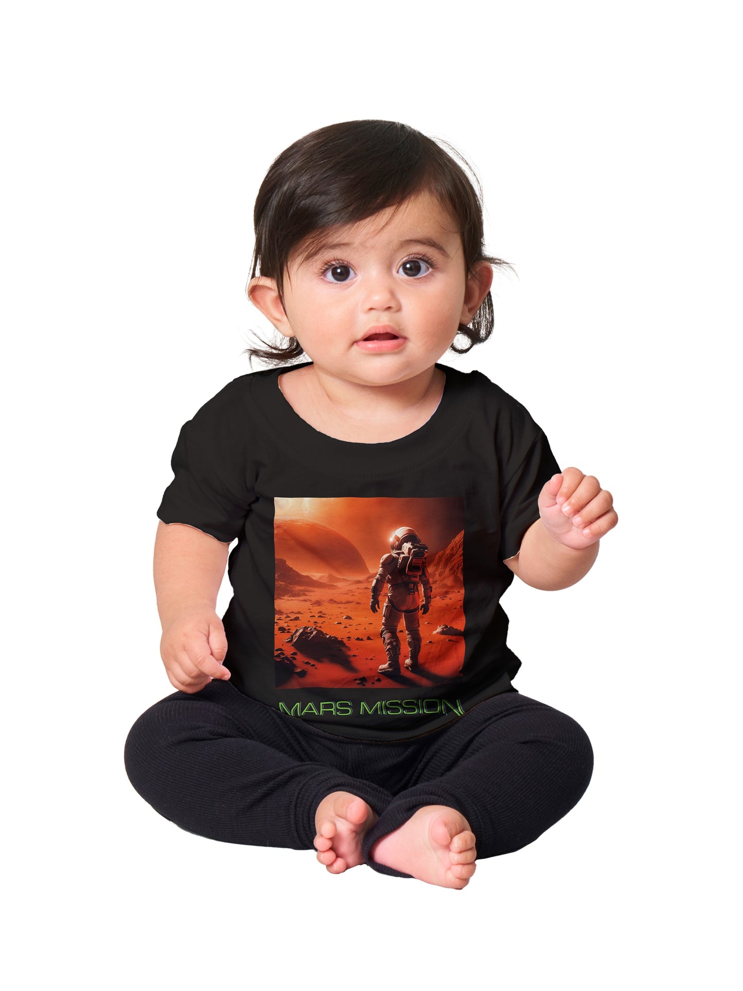 Mars Mission Classic Baby Crewneck T-shirt