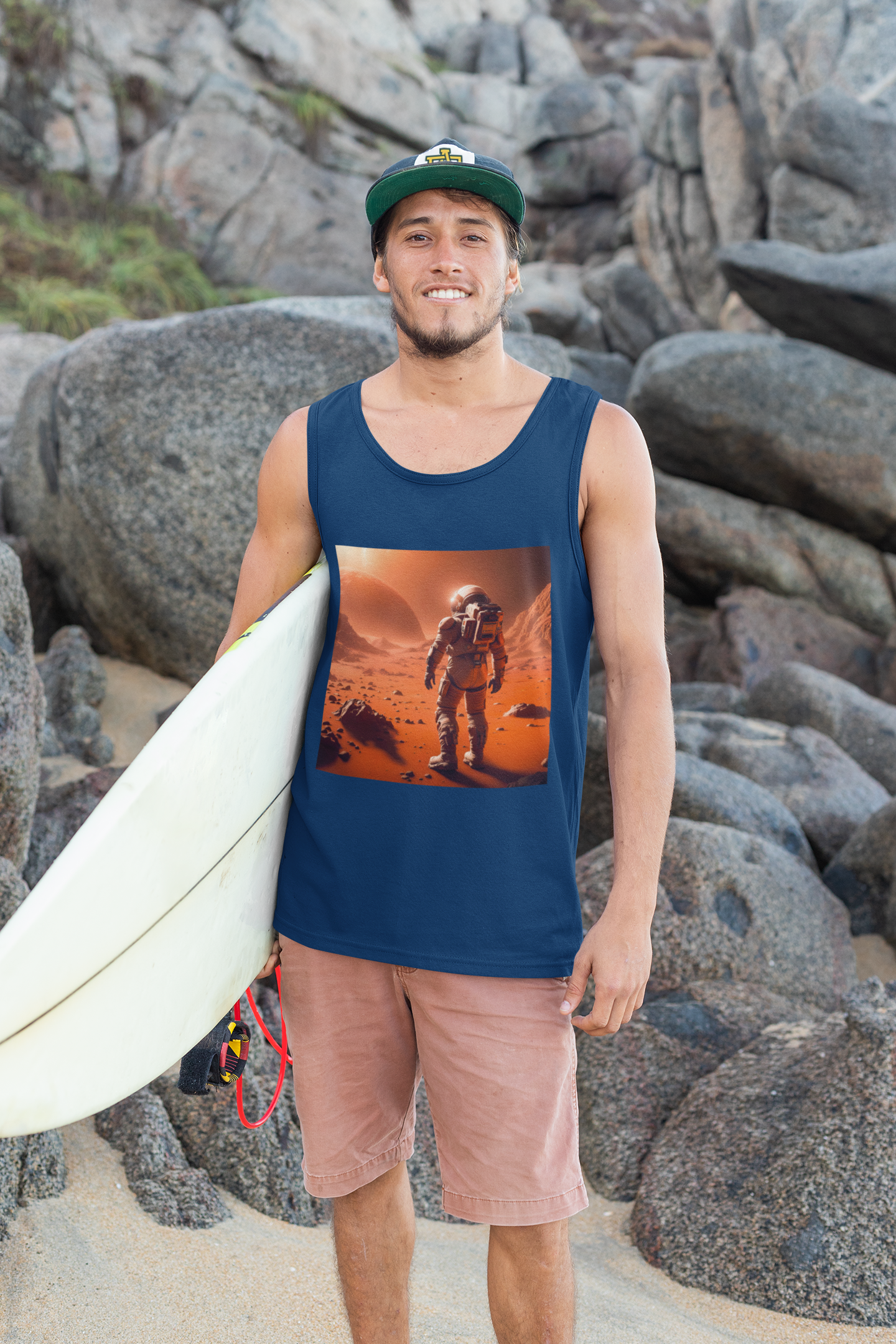 Mars Mission Premium Unisex Tank Top