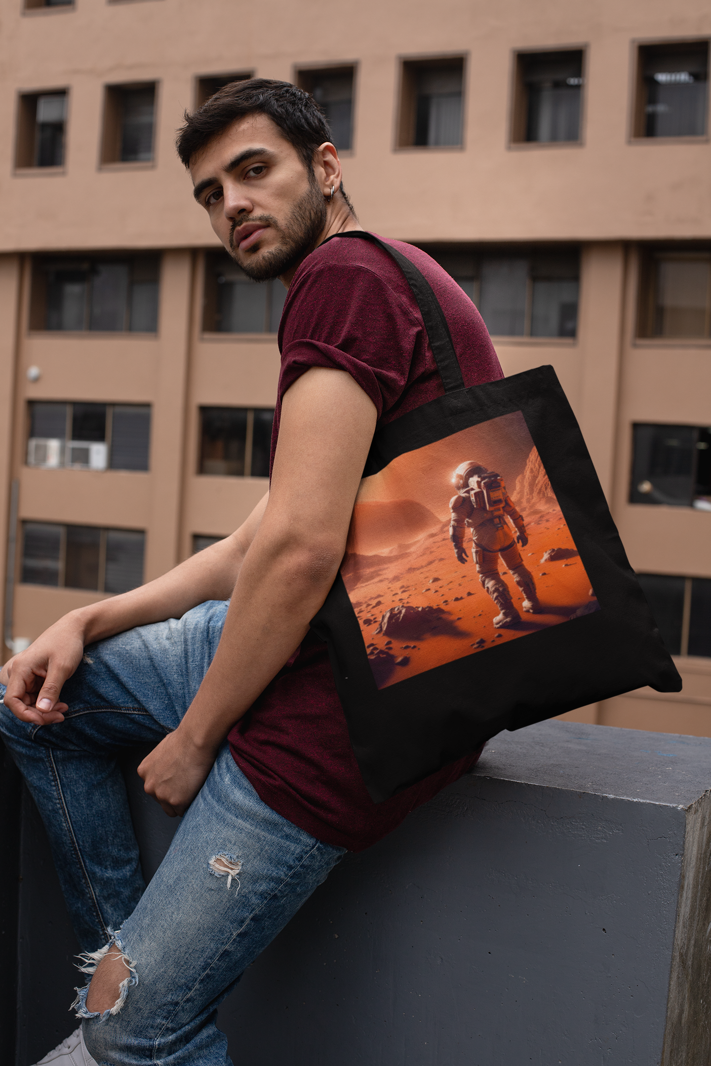 Mars Mission-Premium Tote Bag