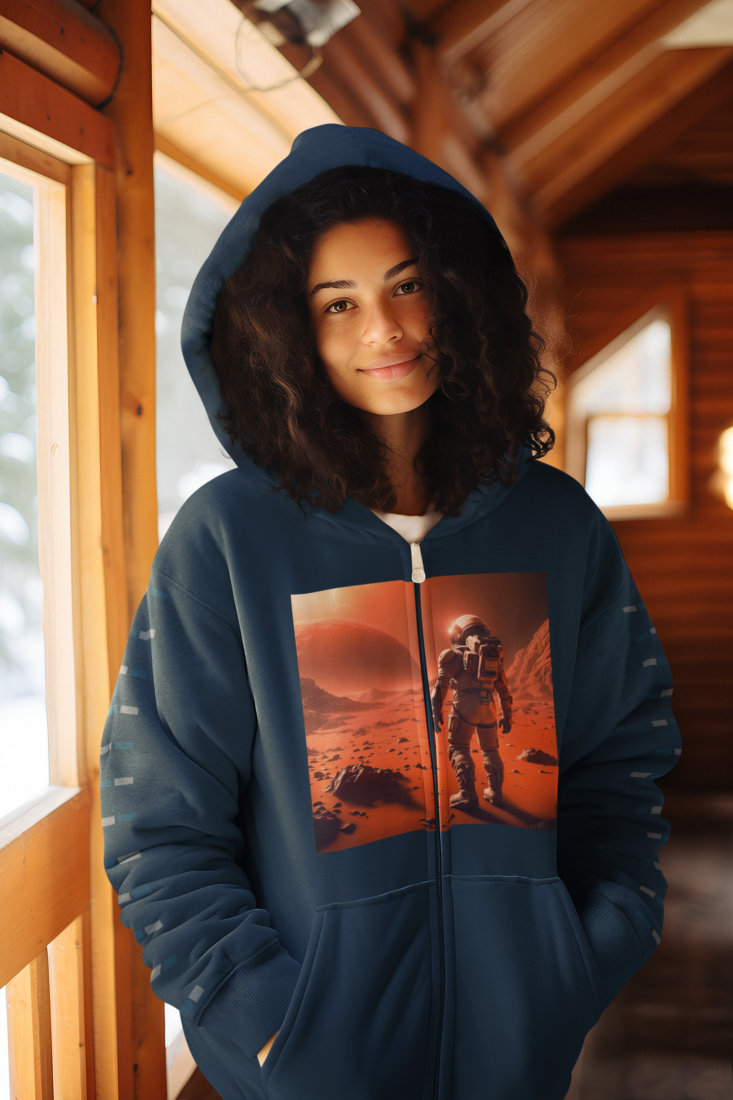 Mars Mission-Premium Unisex Zip Hoodies