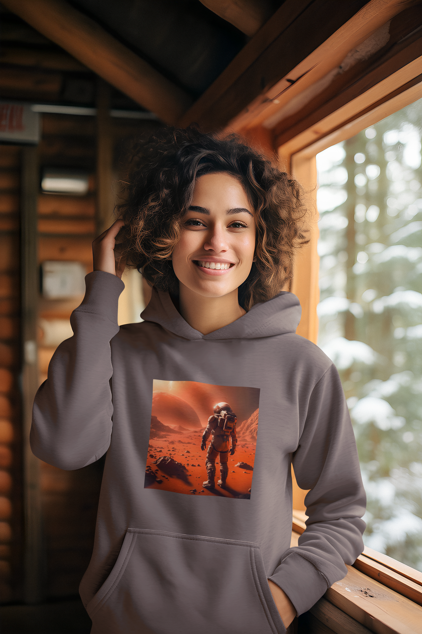 Mars Mission Premium Unisex Pullover Hoodie